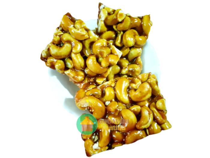 Kaju Chikki / Cashew Bellam Jeedipappu Achu